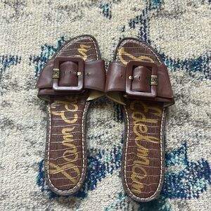 Sam Edelman buckle slides